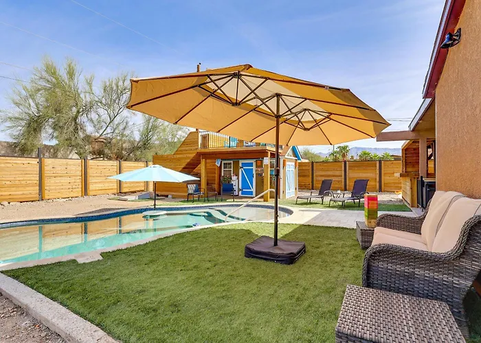 Outdoor Entertainment Area! Havasu Ferienhaus